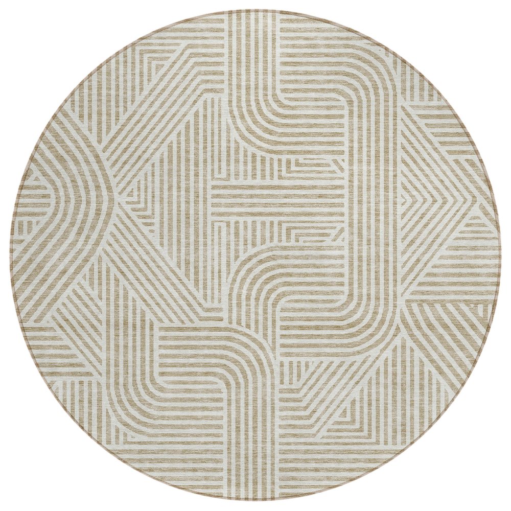 Chantille ACN917 Brown 8' x 8' Rug. Picture 1