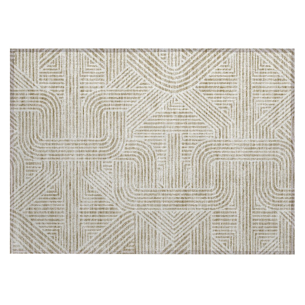 Chantille ACN917 Brown 1'8" x 2'6" Rug. Picture 1
