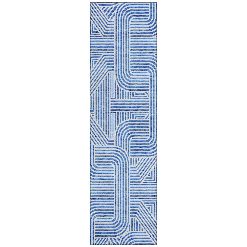 Chantille ACN917 Blue 2'3" x 7'6" Rug. Picture 1
