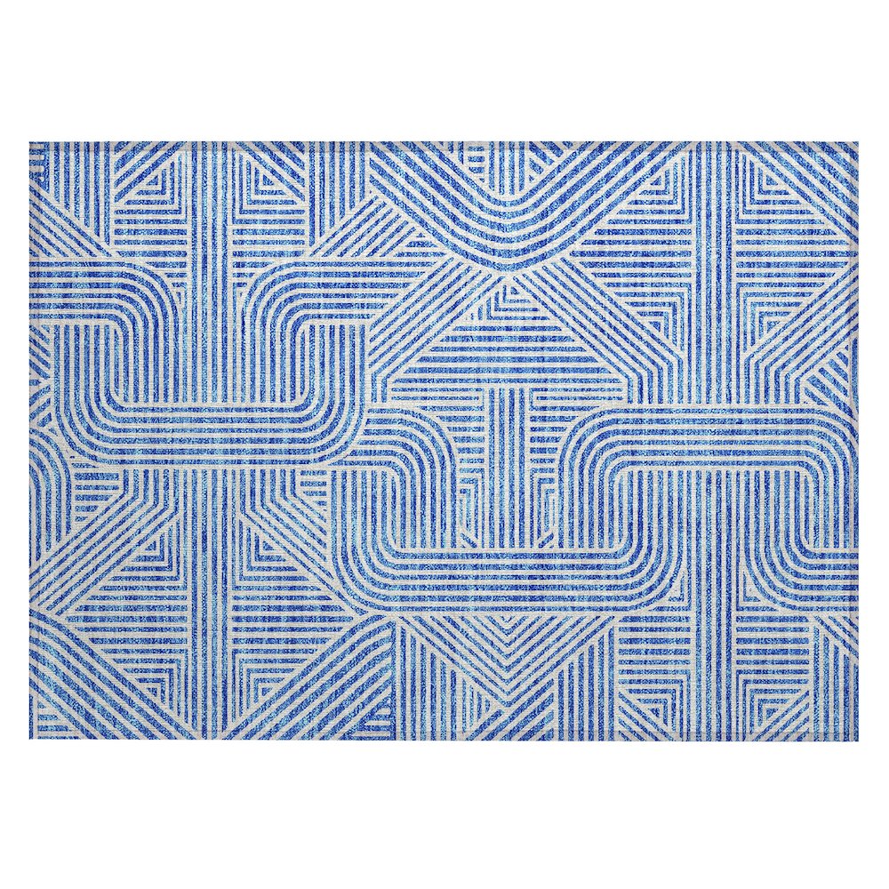 Chantille ACN917 Blue 1'8" x 2'6" Rug. Picture 1