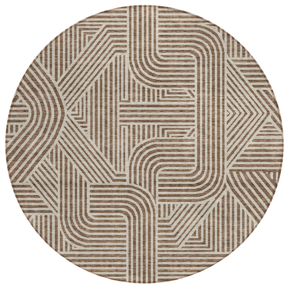 Chantille ACN917 Brown 8' x 8' Rug. Picture 1