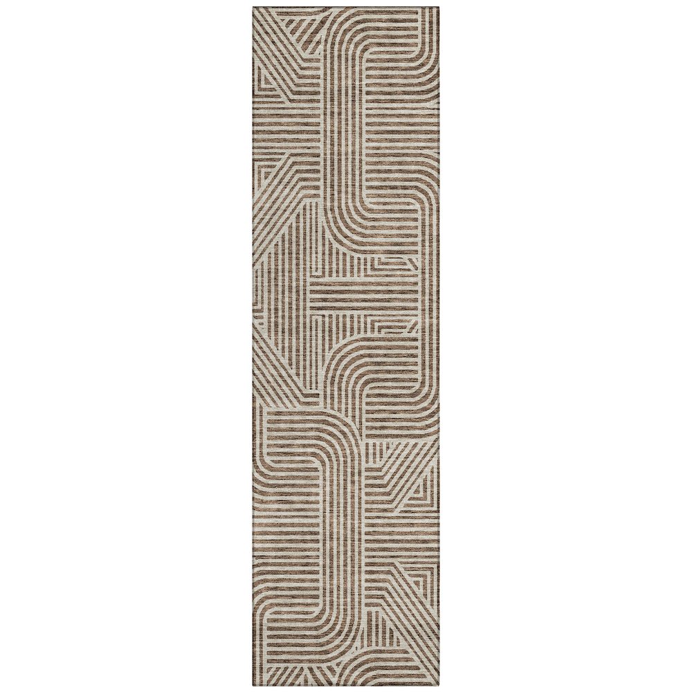 Chantille ACN917 Brown 2'3" x 7'6" Rug. Picture 1