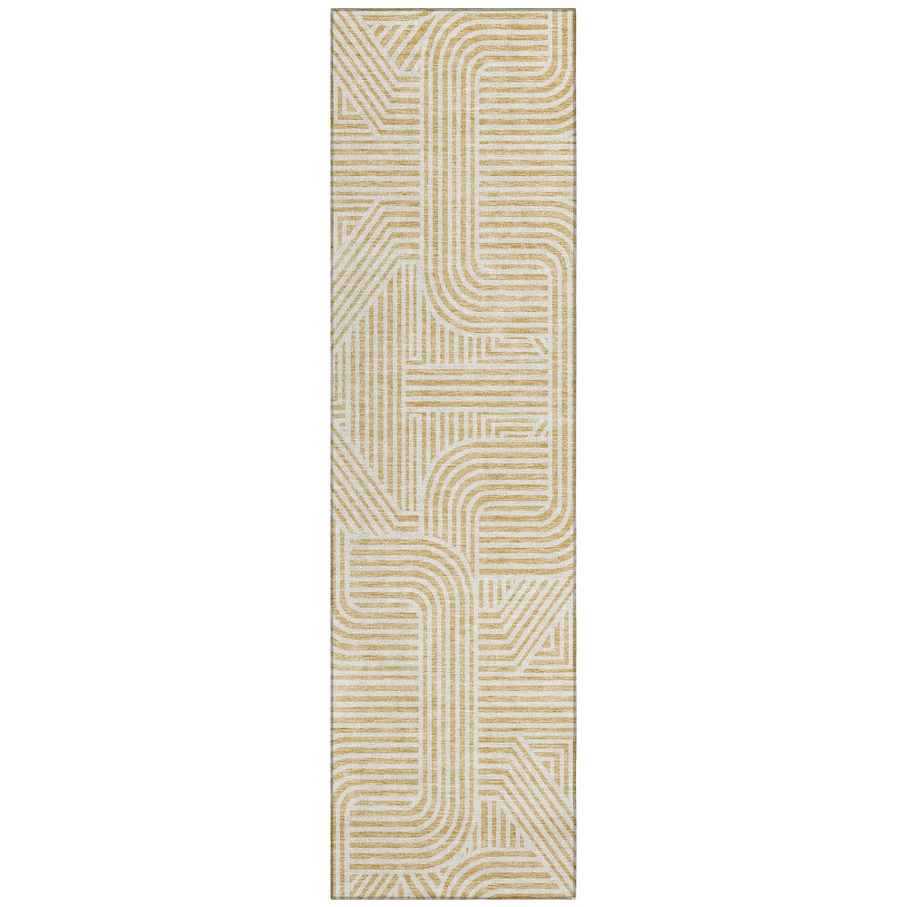 Chantille ACN917 Gold 2'3" x 7'6" Rug. Picture 1