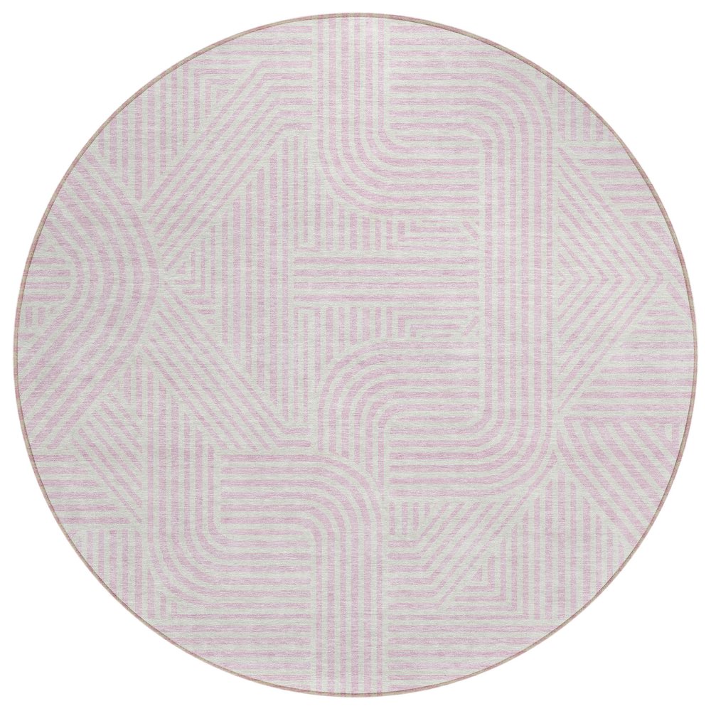 Chantille ACN917 Pink 8' x 8' Rug. Picture 1