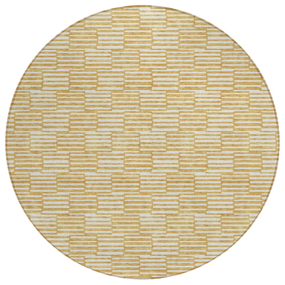 Chantille ACN918 Gold 8' x 8' Rug. Picture 1