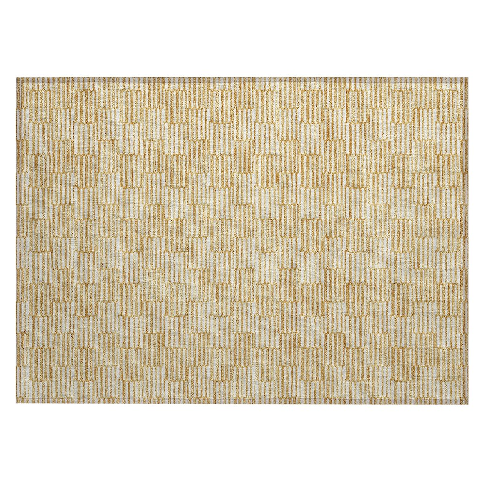 Chantille ACN918 Gold 1'8" x 2'6" Rug. Picture 1