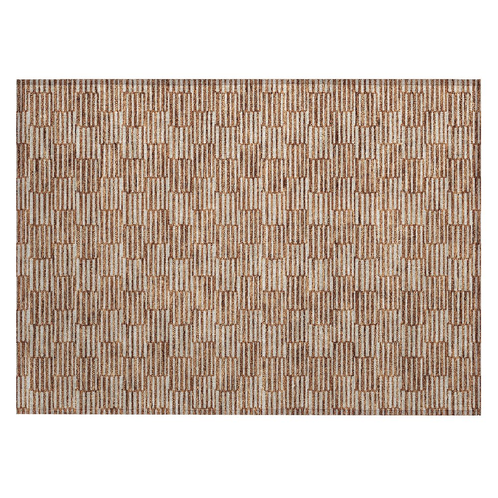 Chantille ACN918 Orange 1'8" x 2'6" Rug. Picture 1