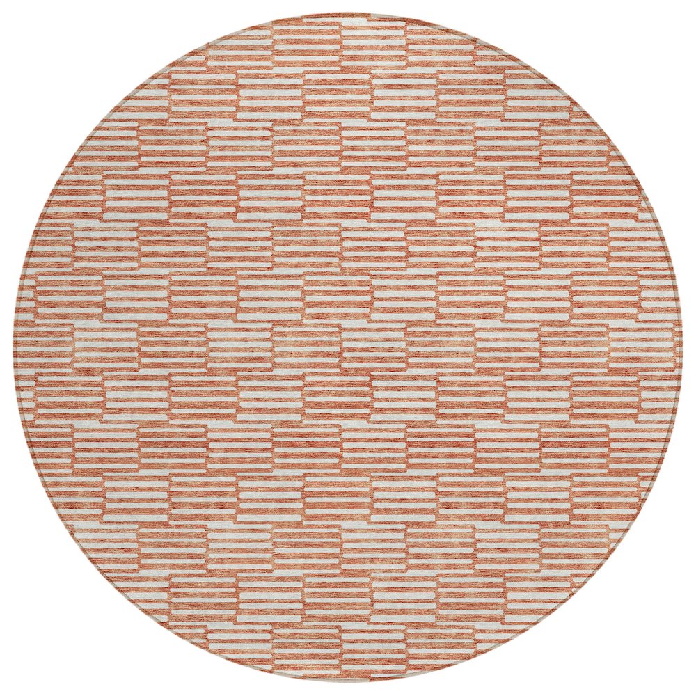 Chantille ACN918 Orange 8' x 8' Rug. Picture 1