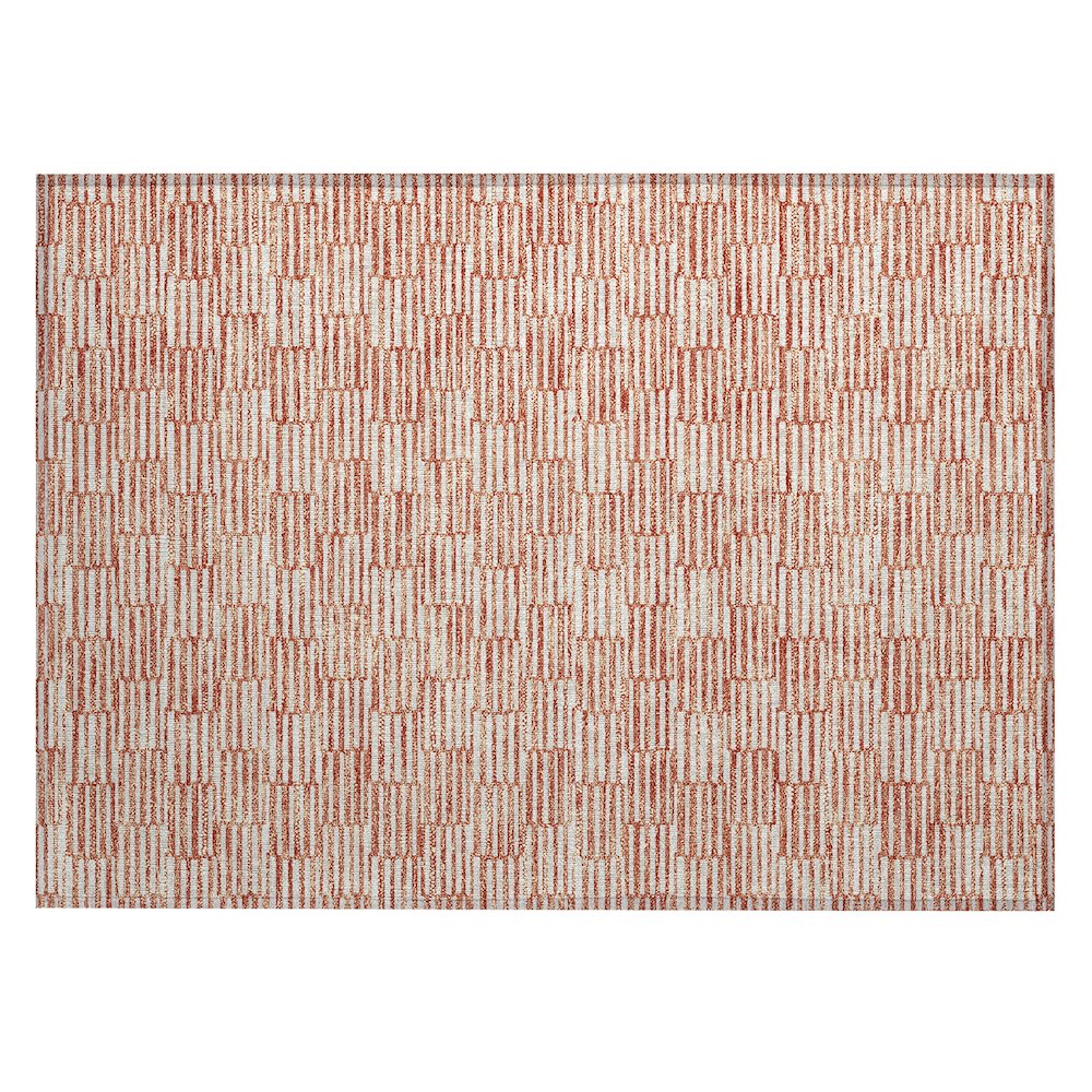 Chantille ACN918 Orange 1'8" x 2'6" Rug. Picture 1