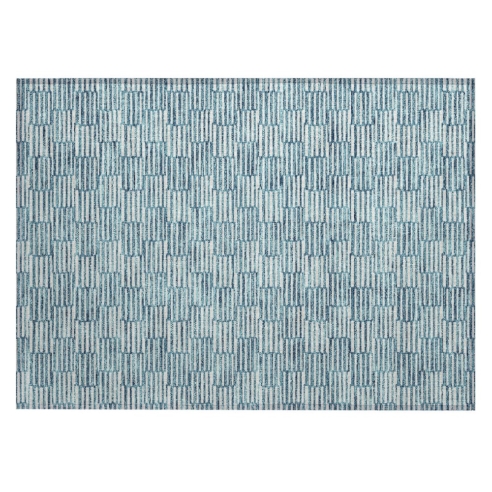 Chantille ACN918 Teal 1'8" x 2'6" Rug. Picture 1