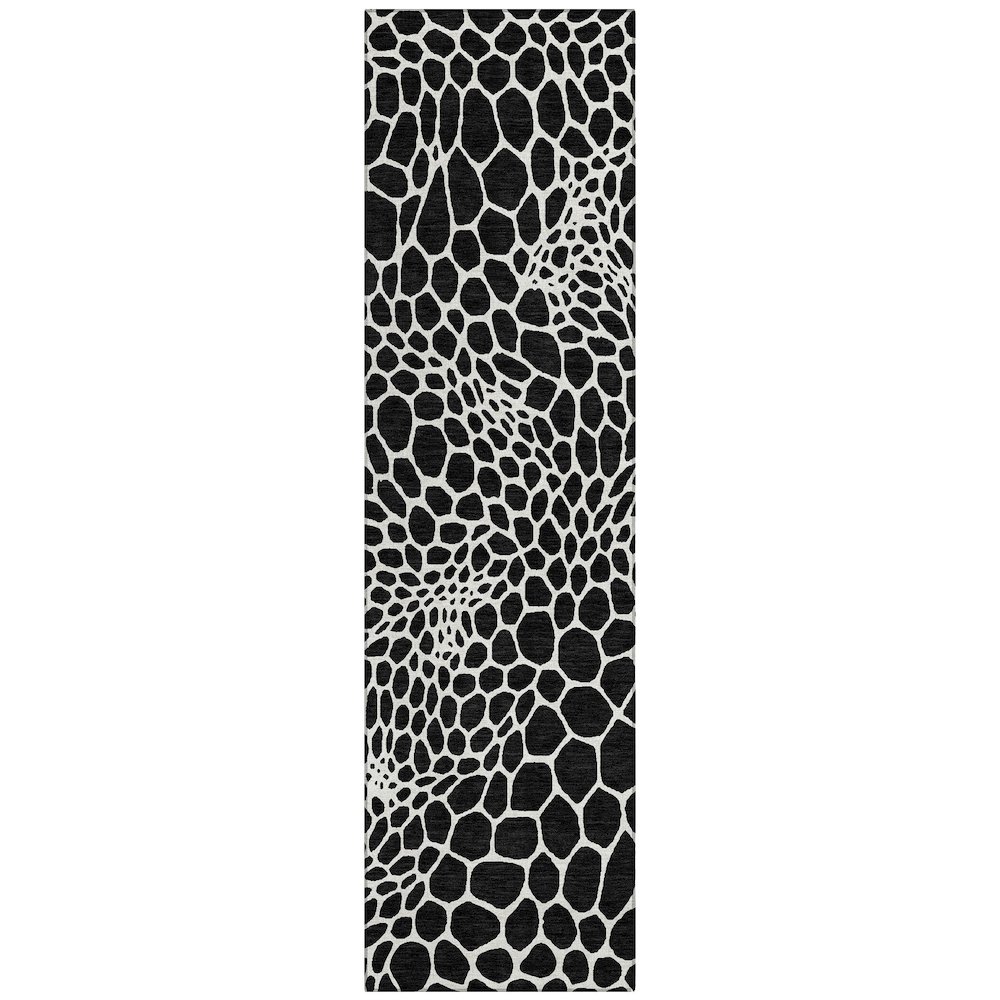 Chantille ACN919 Black 2'3" x 7'6" Rug. Picture 1