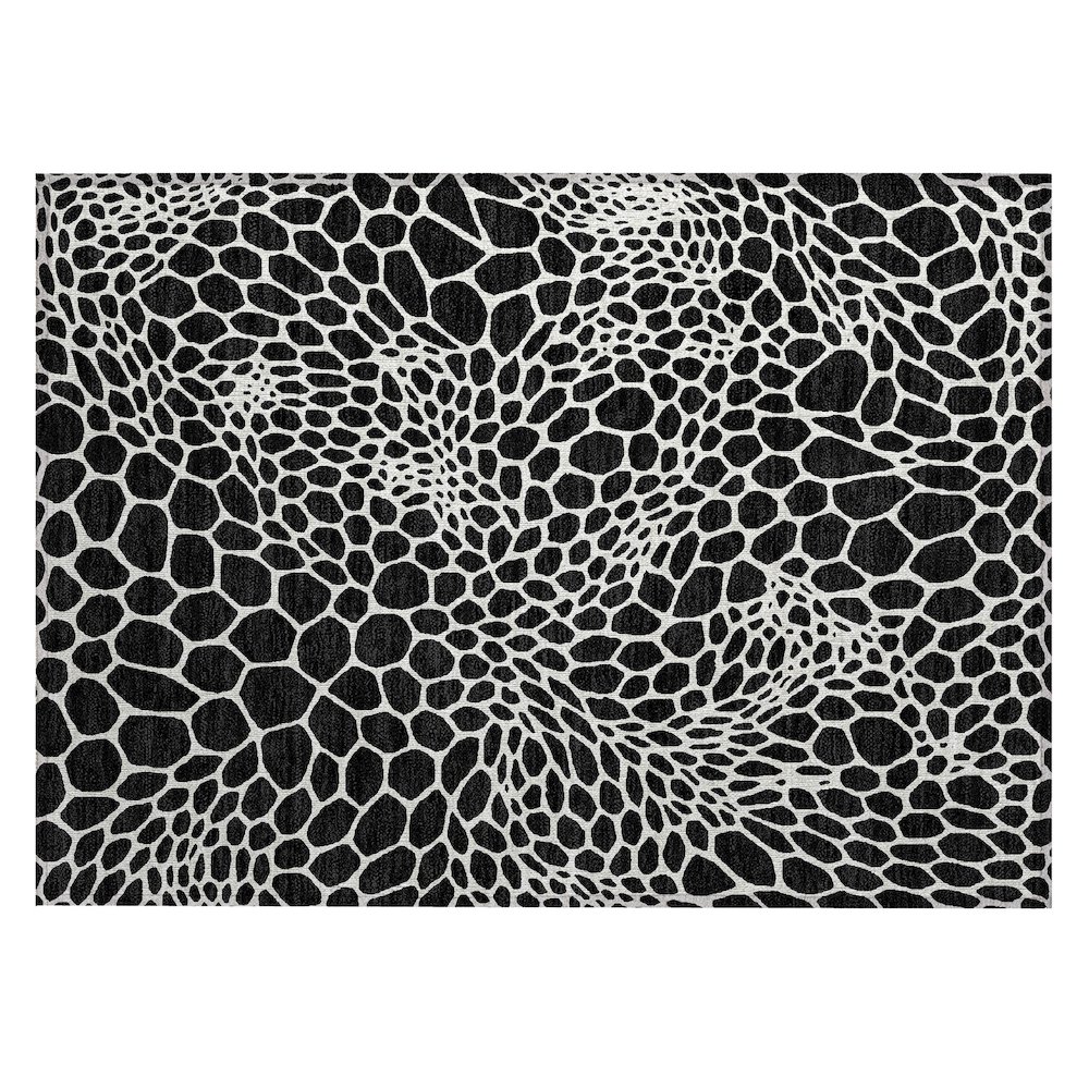 Chantille ACN919 Black 1'8" x 2'6" Rug. Picture 1