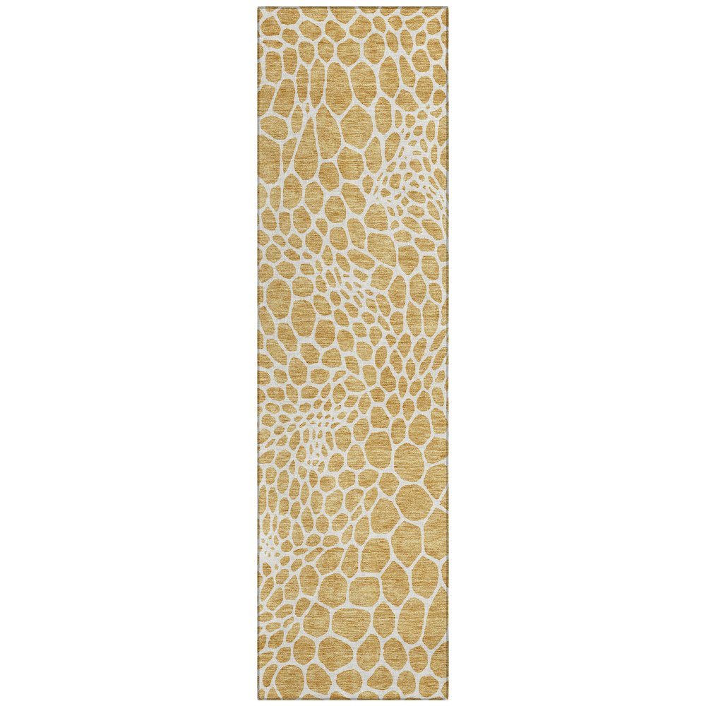 Chantille ACN919 Gold 2'3" x 7'6" Rug. Picture 1