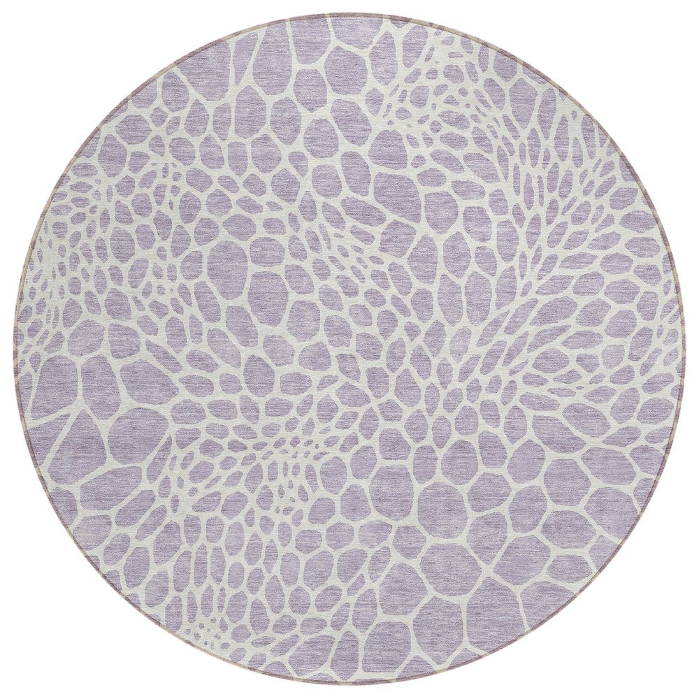 Chantille ACN919 Purple 8' x 8' Rug. Picture 1