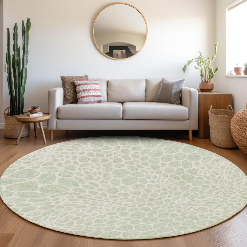 Chantille ACN919 Green 8' x 8' Rug. Picture 5