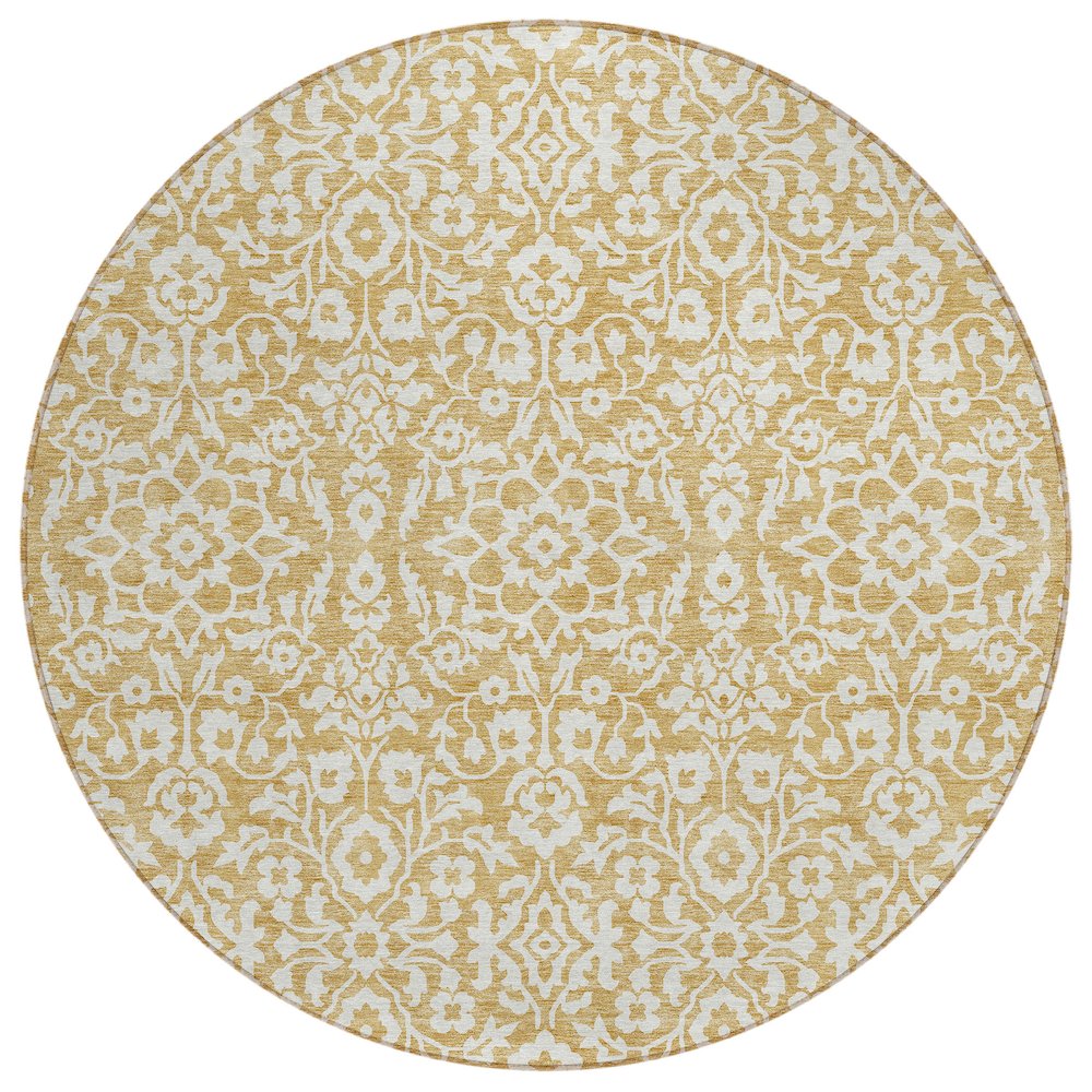 Chantille ACN920 Gold 8' x 8' Rug. Picture 1