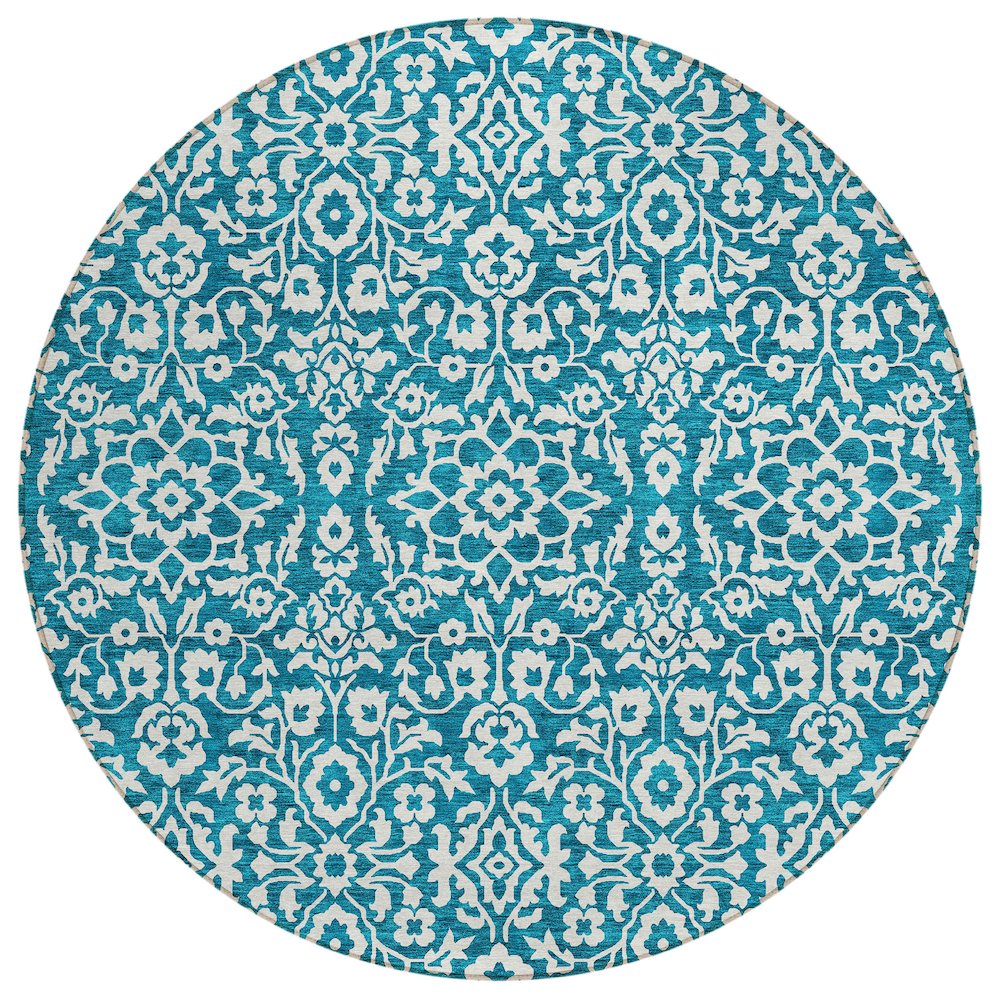 Chantille ACN920 Teal 8' x 8' Rug. Picture 1