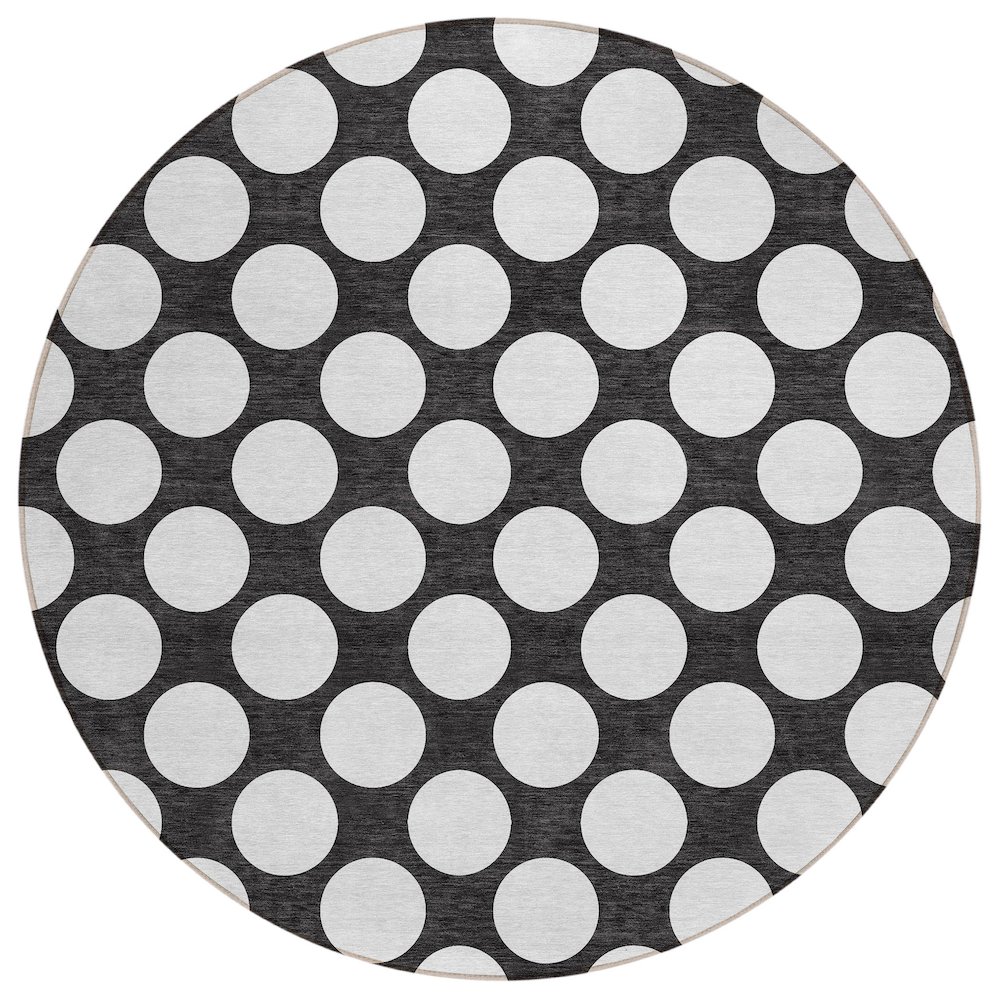 Chantille ACN921 Black 8' x 8' Rug. Picture 1