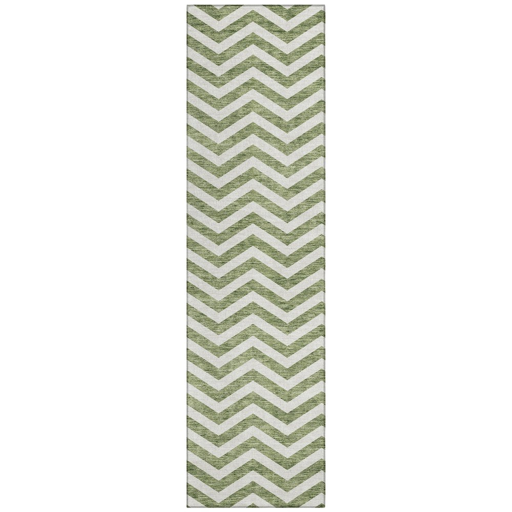 Chantille ACN922 Green 2'3" x 7'6" Rug. Picture 1