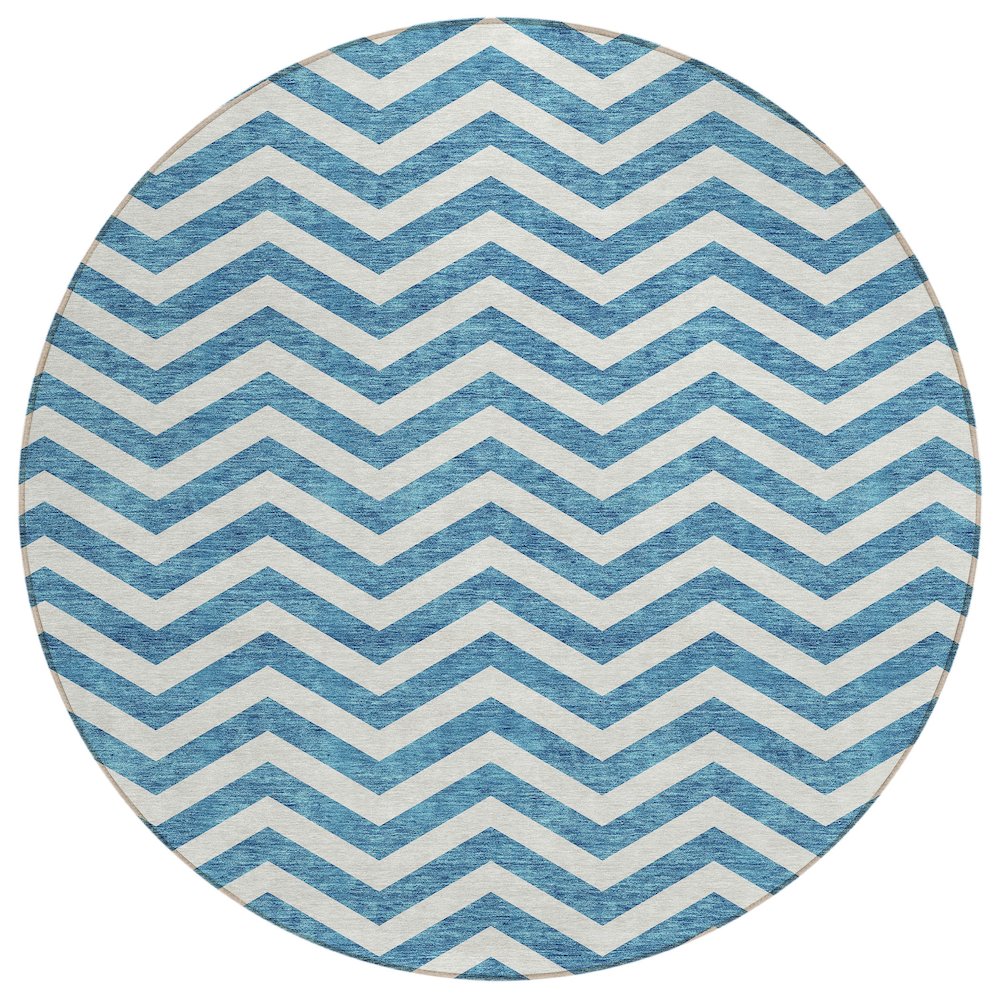 Chantille ACN922 Teal 8' x 8' Rug. Picture 1