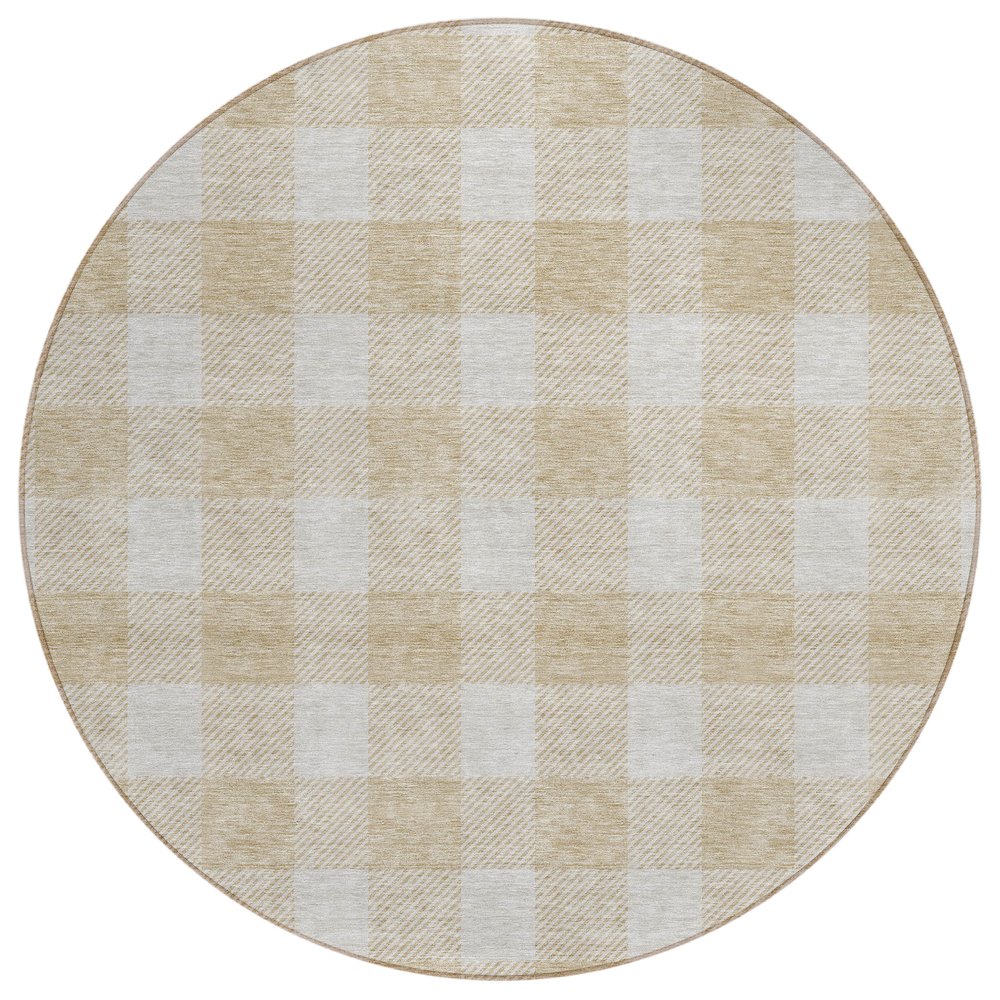 Chantille ACN923 Brown 8' x 8' Rug. Picture 1