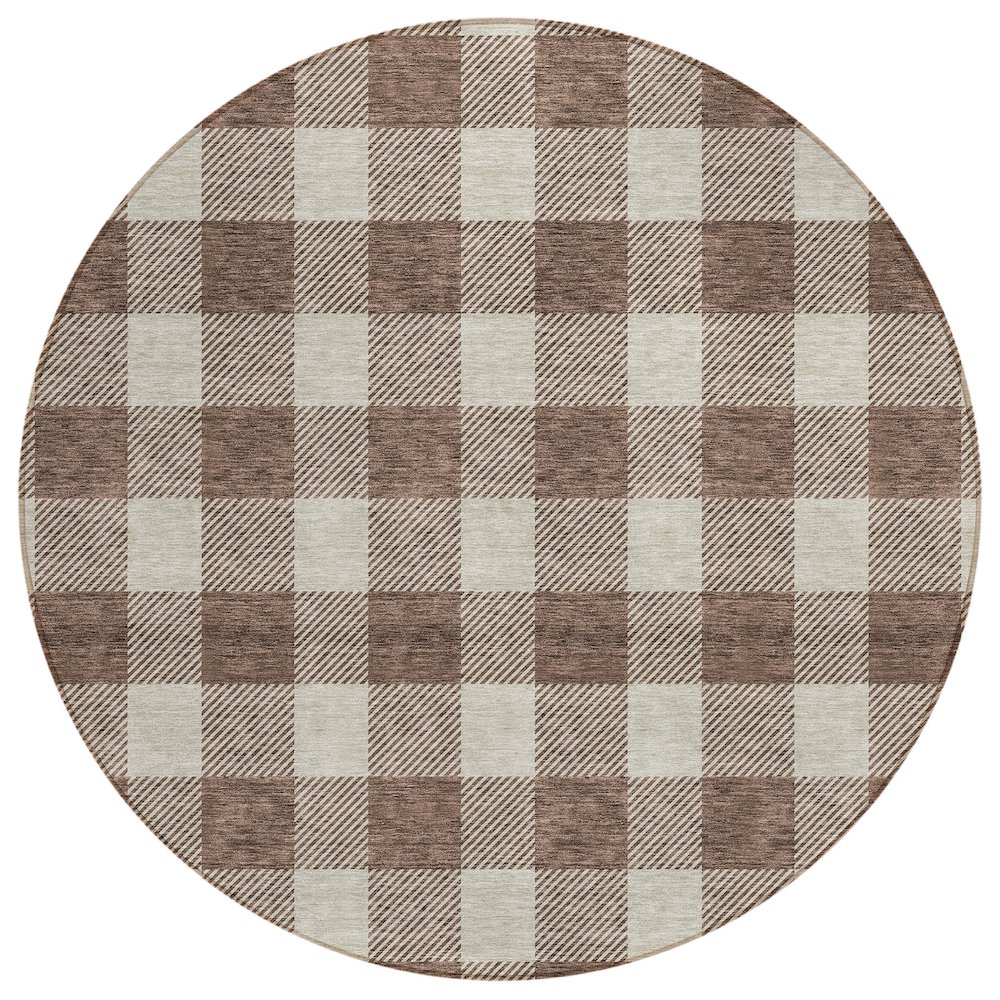 Chantille ACN923 Brown 8' x 8' Rug. Picture 1