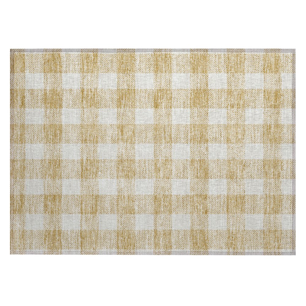 Chantille ACN923 Gold 1'8" x 2'6" Rug. Picture 1