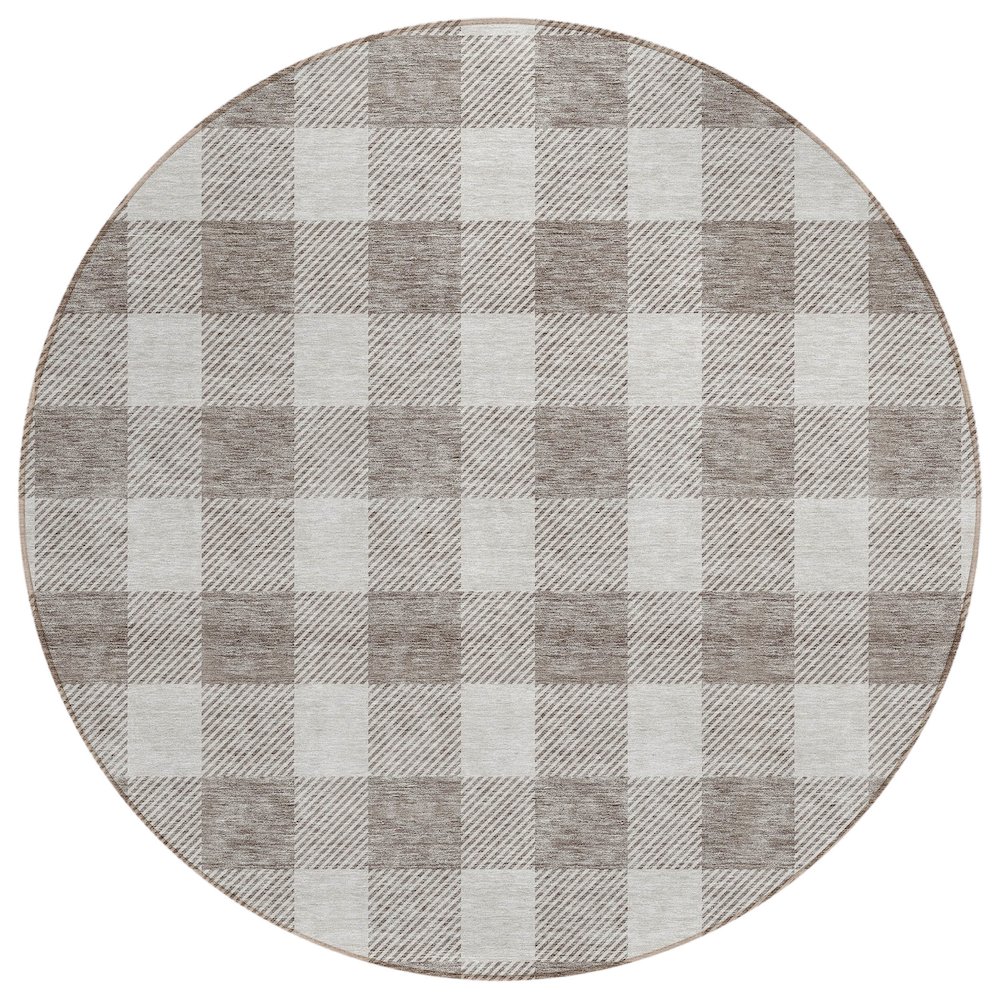 Chantille ACN923 Brown 8' x 8' Rug. Picture 1