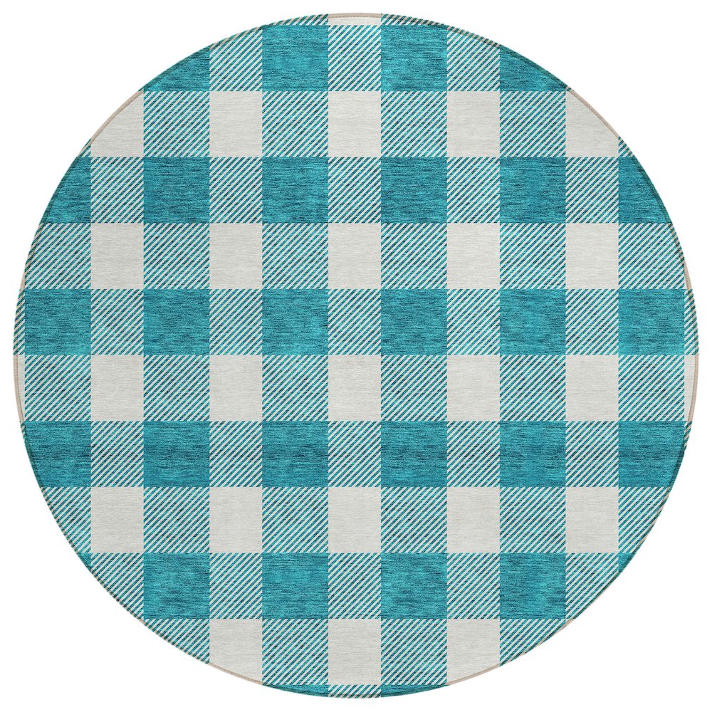 Chantille ACN923 Teal 8' x 8' Rug. Picture 1
