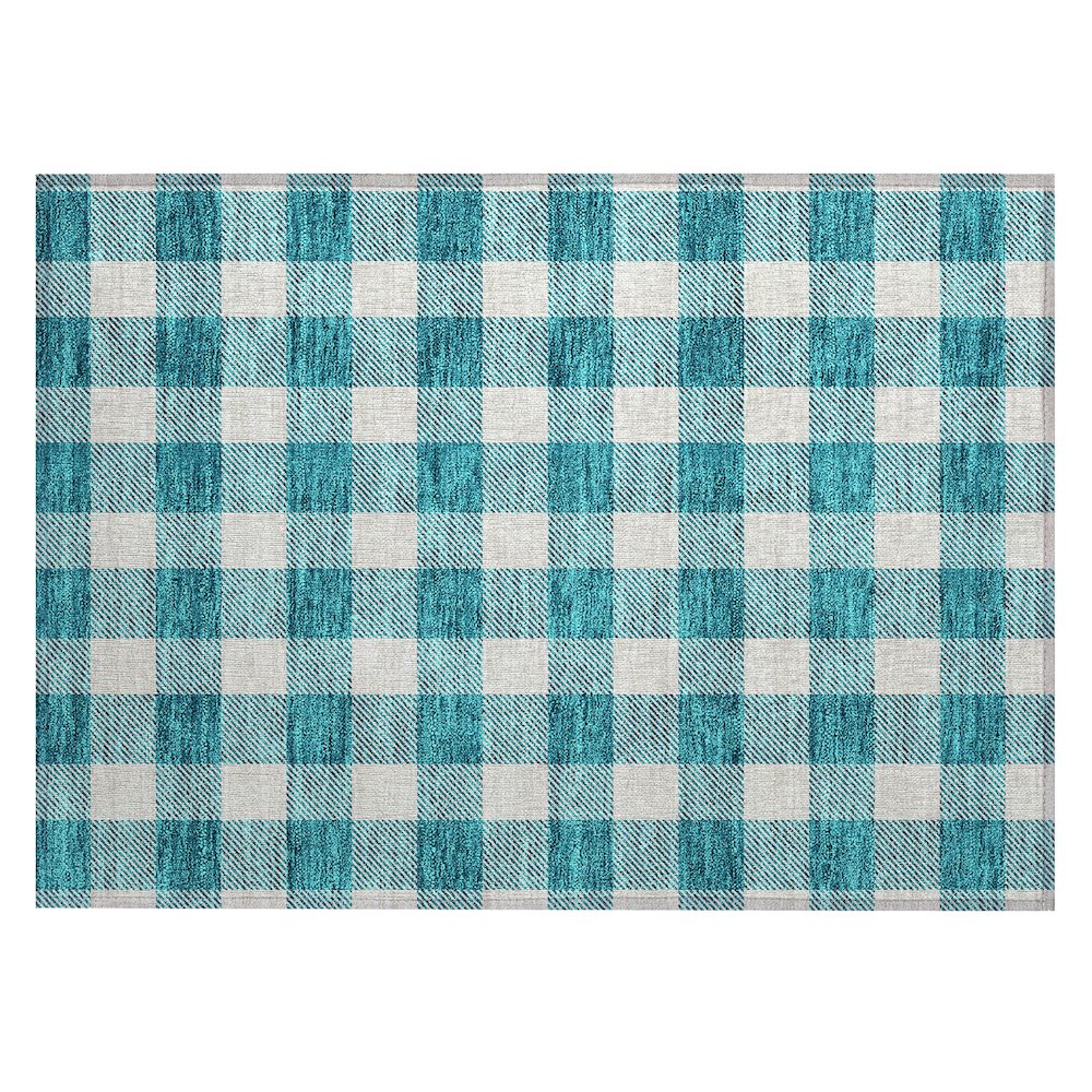 Chantille ACN923 Teal 1'8" x 2'6" Rug. Picture 1