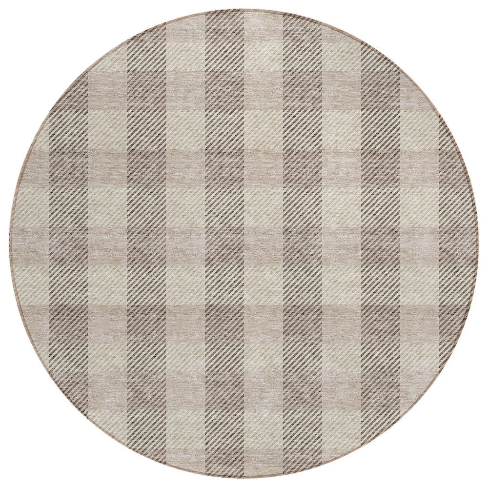 Chantille ACN924 Brown 8' x 8' Rug. Picture 1