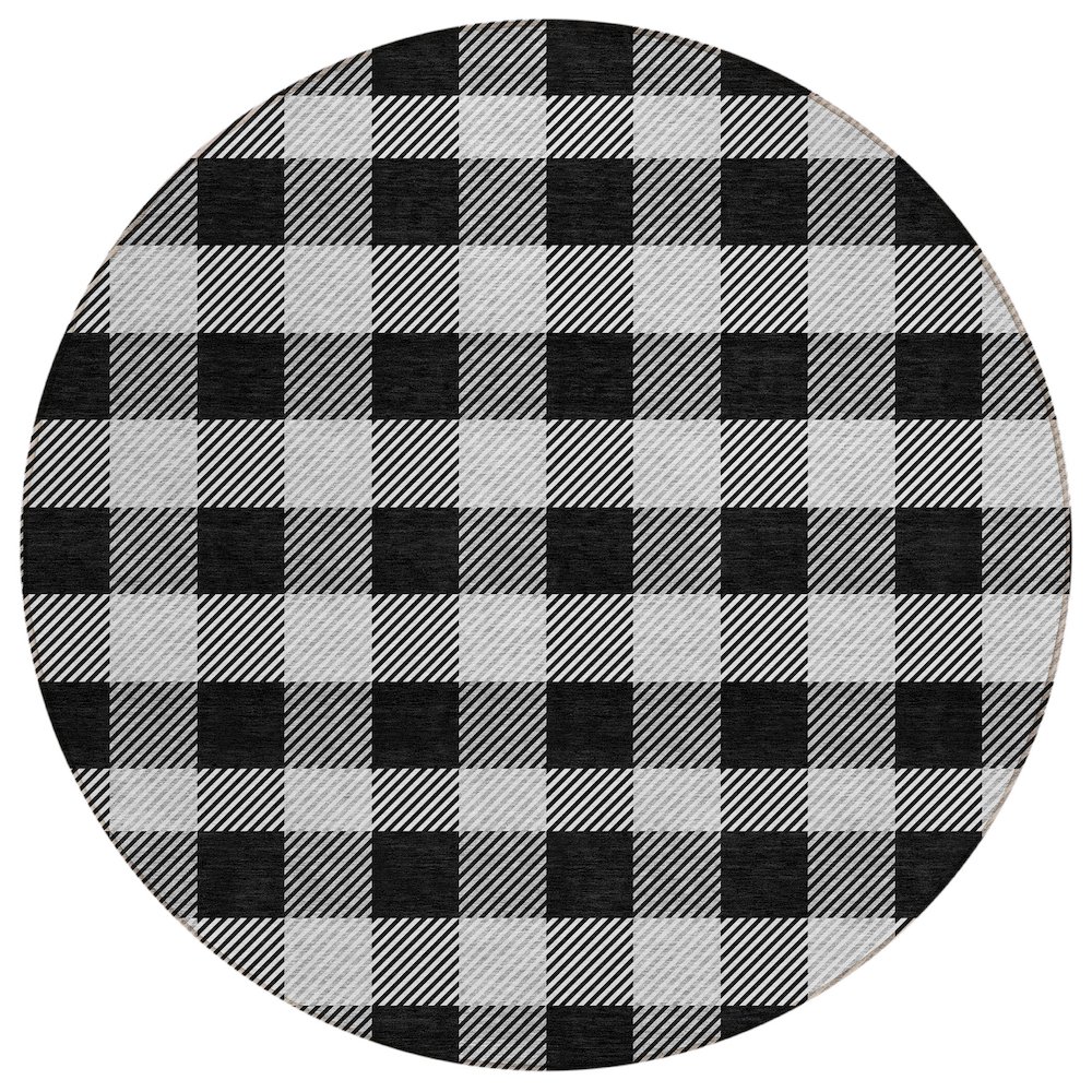 Chantille ACN924 Black 8' x 8' Rug. Picture 1