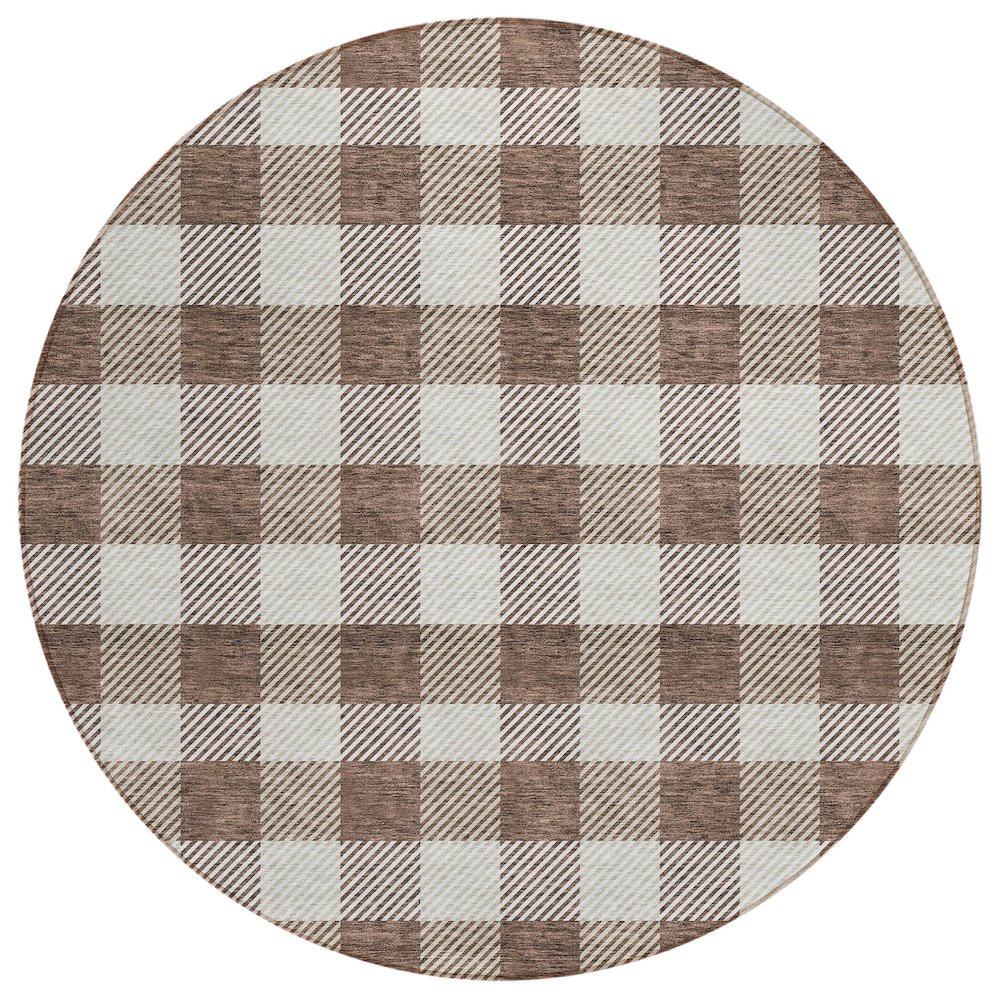 Chantille ACN924 Brown 8' x 8' Rug. Picture 1