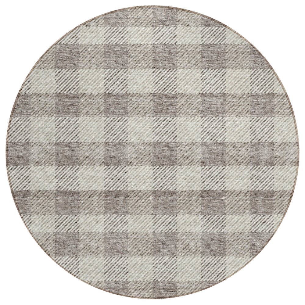 Chantille ACN924 Brown 8' x 8' Rug. Picture 1