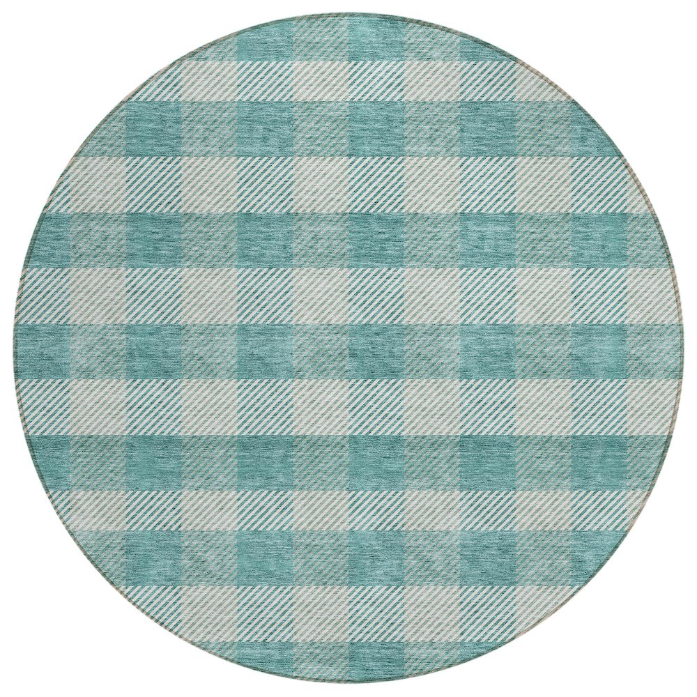 Chantille ACN924 Teal 8' x 8' Rug. Picture 1