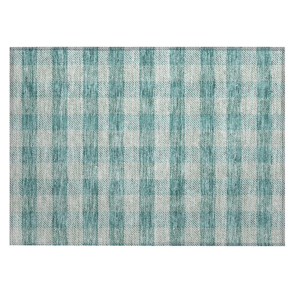 Chantille ACN924 Teal 1'8" x 2'6" Rug. Picture 1