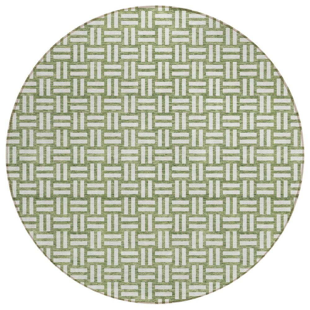 Chantille ACN925 Green 8' x 8' Rug. Picture 1