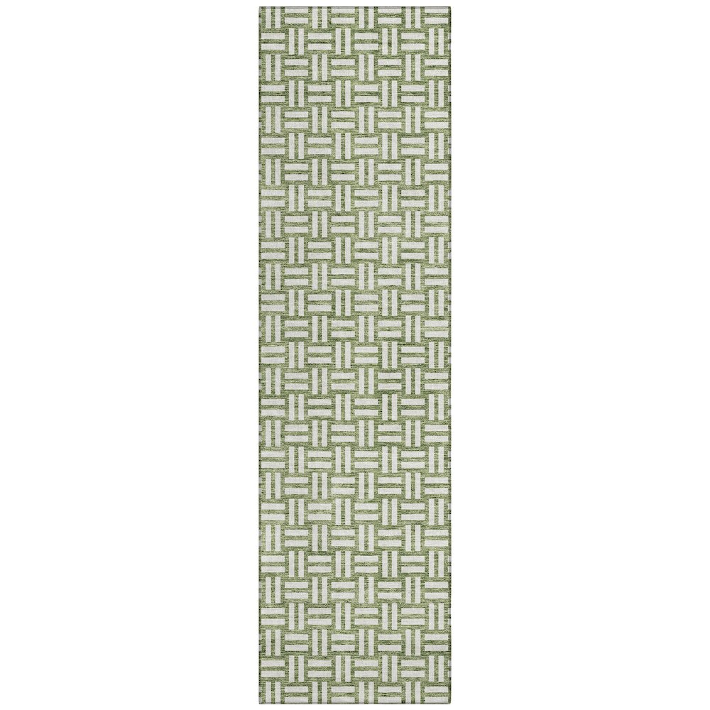 Chantille ACN925 Green 2'3" x 7'6" Rug. Picture 1