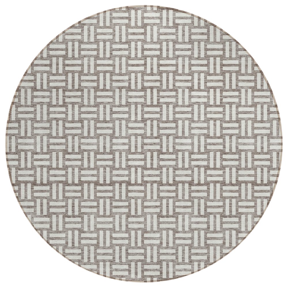 Chantille ACN925 Brown 8' x 8' Rug. Picture 1