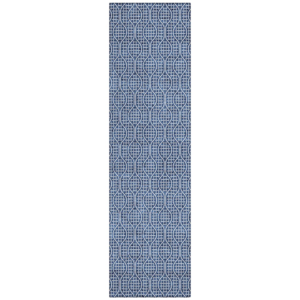 Chantille ACN926 Blue 2'3" x 7'6" Rug. Picture 1
