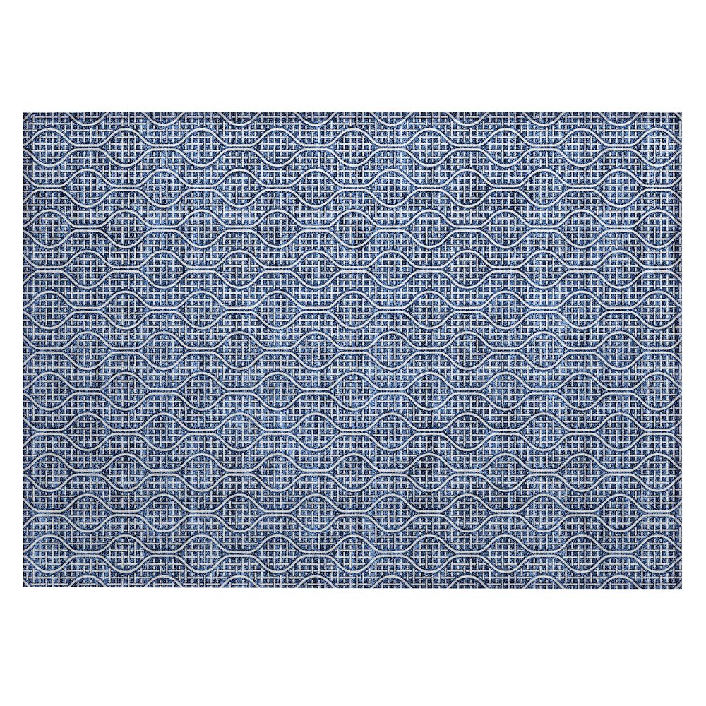 Chantille ACN926 Blue 1'8" x 2'6" Rug. Picture 1