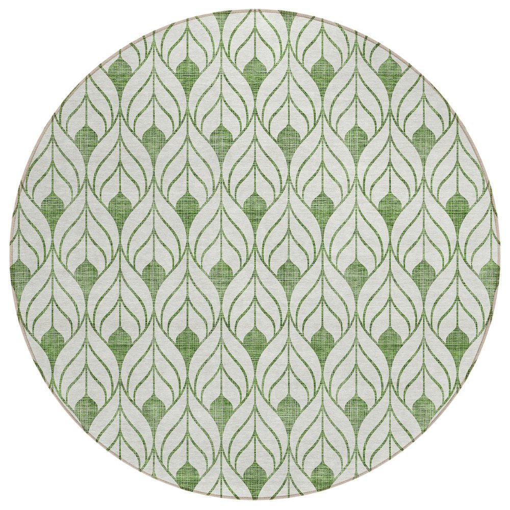Chantille ACN927 Green 8' x 8' Rug. Picture 1