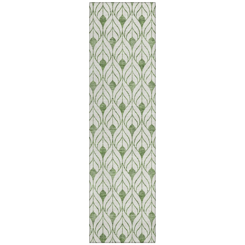 Chantille ACN927 Green 2'3" x 7'6" Rug. Picture 1