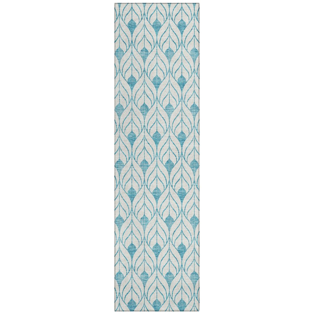 Chantille ACN927 Teal 2'3" x 7'6" Rug. Picture 1