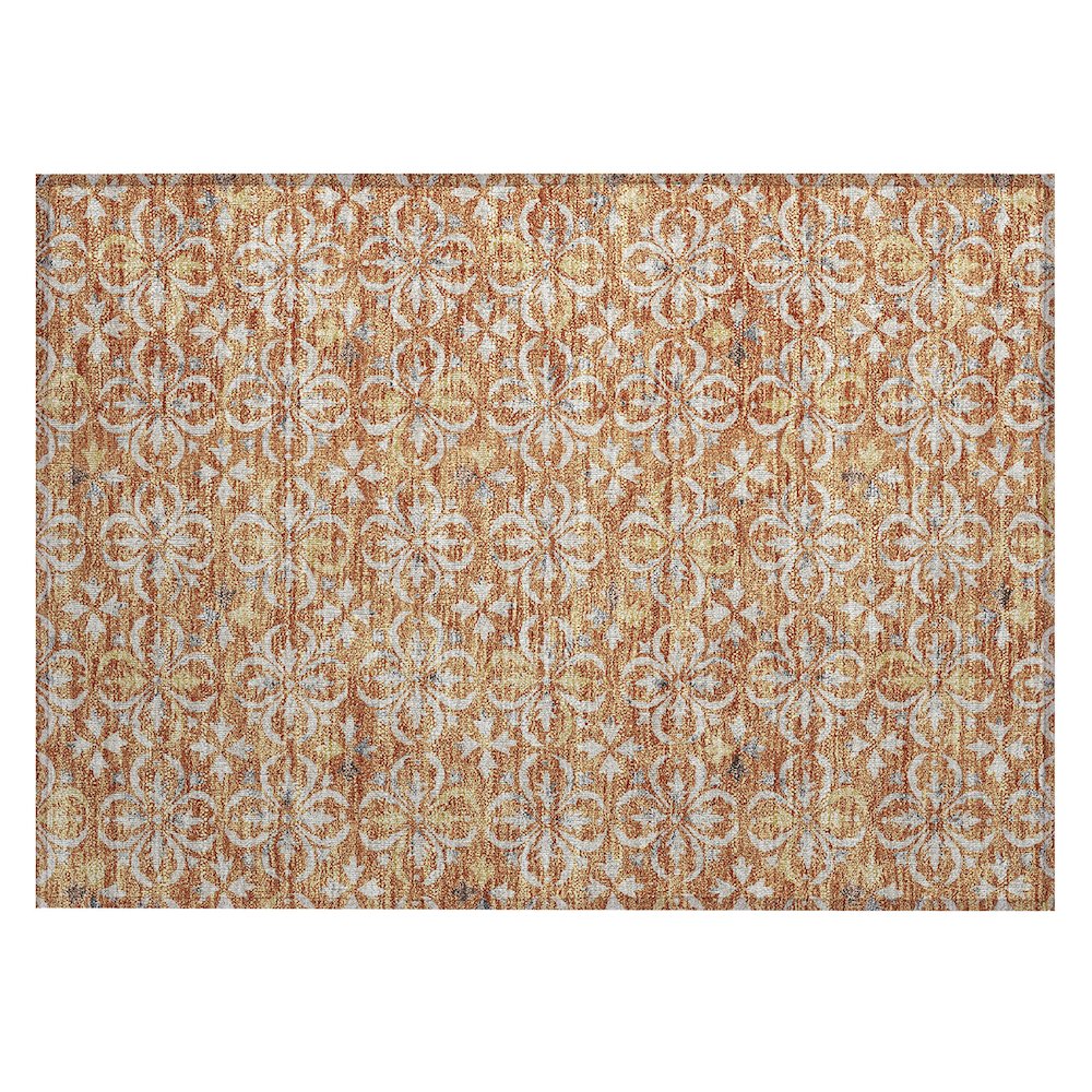 Chantille ACN930 Orange 1'8" x 2'6" Rug. Picture 1