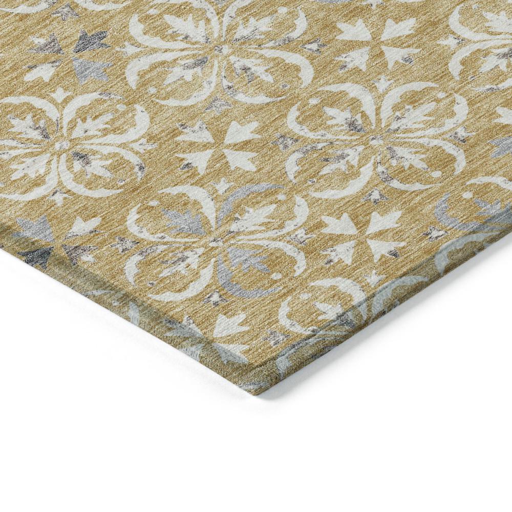 Chantille ACN930 Gold 1'8" x 2'6" Rug. Picture 3