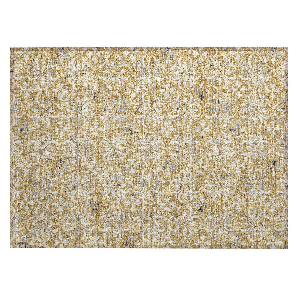 Chantille ACN930 Gold 1'8" x 2'6" Rug. Picture 1