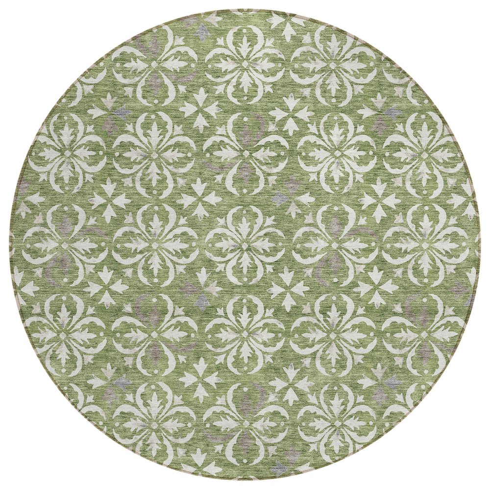 Chantille ACN930 Green 8' x 8' Rug. Picture 1