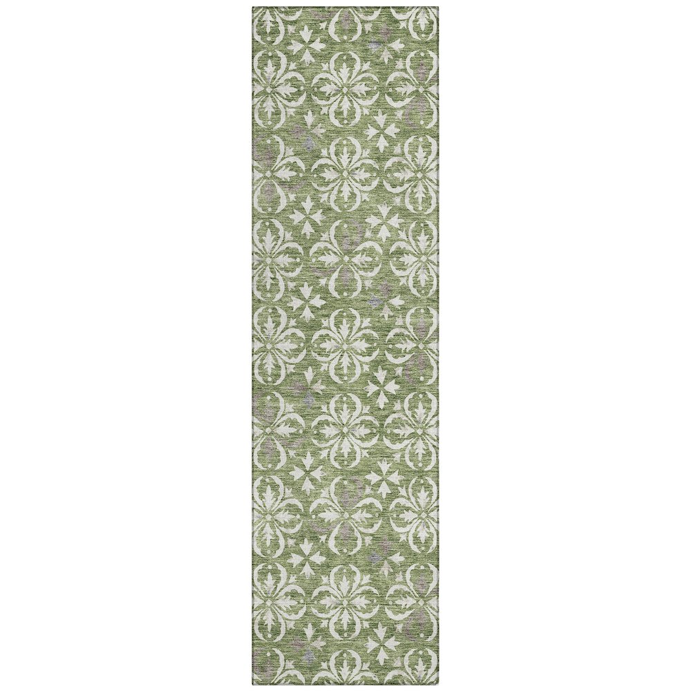Chantille ACN930 Green 2'3" x 7'6" Rug. Picture 1