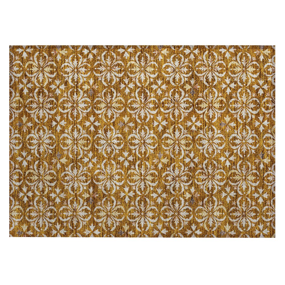 Chantille ACN930 Orange 1'8" x 2'6" Rug. Picture 1